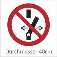Zustand des Schalters ändern verboten 40 cm